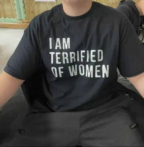 I Am Terrified Of Women Shirt